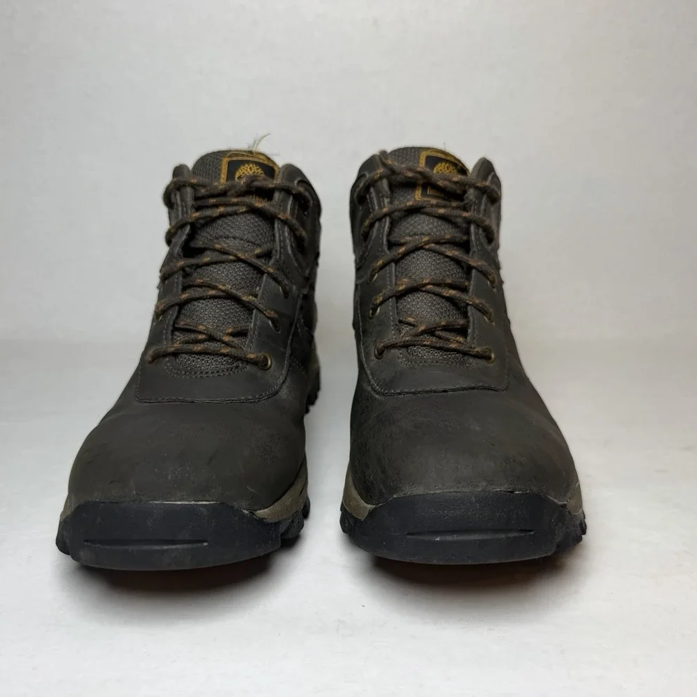 Timberland Timberdry Waterproof Boots Boys Size 6 Brown Leather Lace Up Ankle